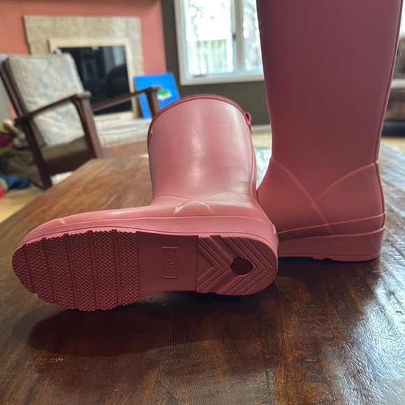 Hunter Pink Winter Rain Boots. NEW NO BOX - Picture 4 of 6